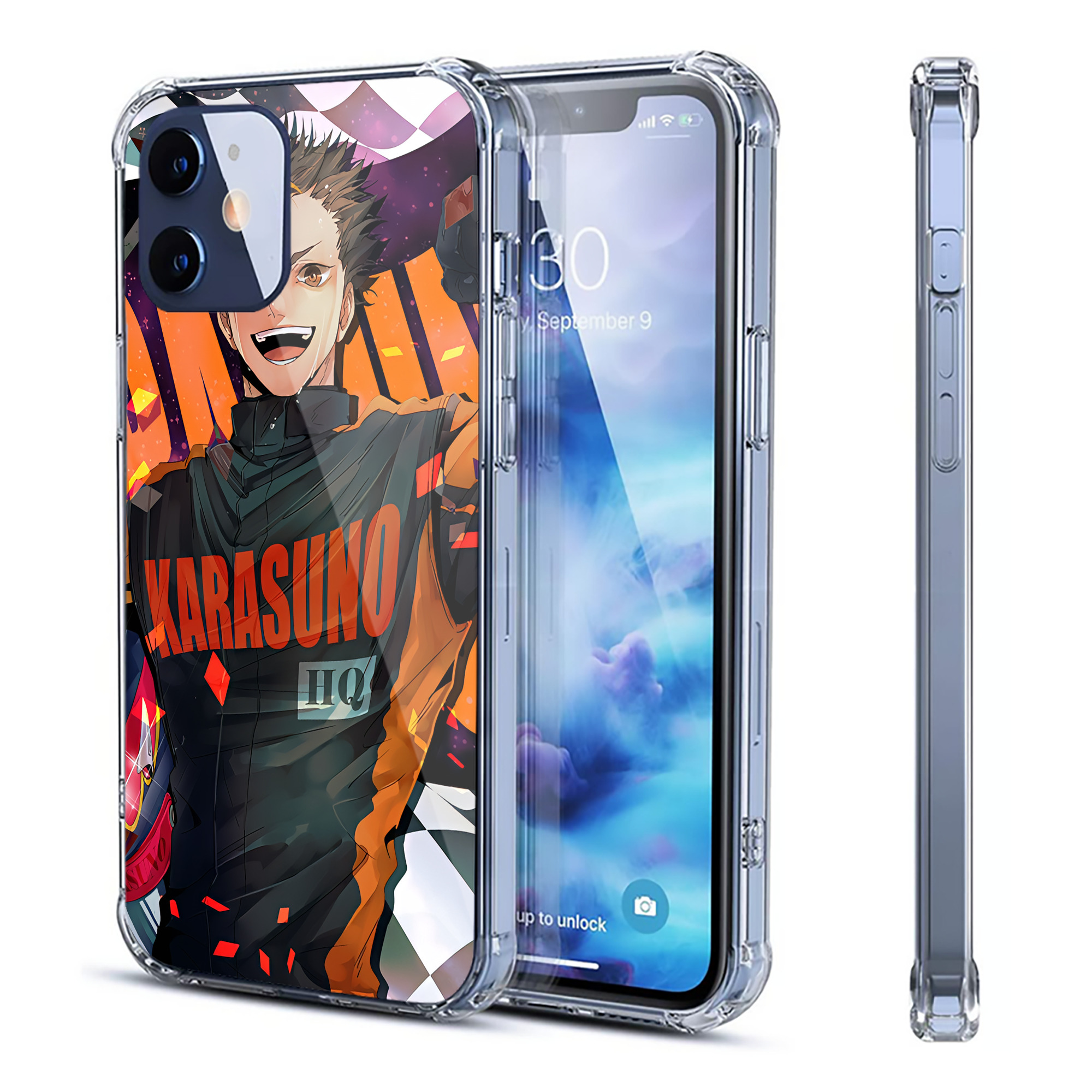 （画像用） ハイキュー!! Haikyu!! 【iPhone 12シリーズ対応】透明スマホケース（クリアソフトケース）